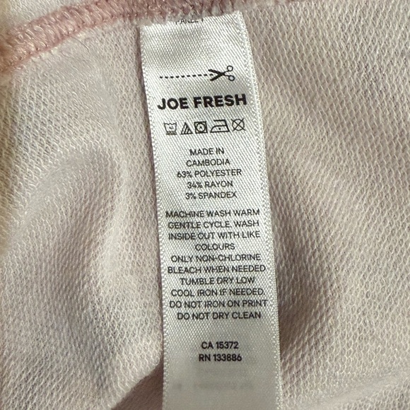 Joe Fresh Pink and Gray Boxy Sweatshirt - Picture 4 of 4